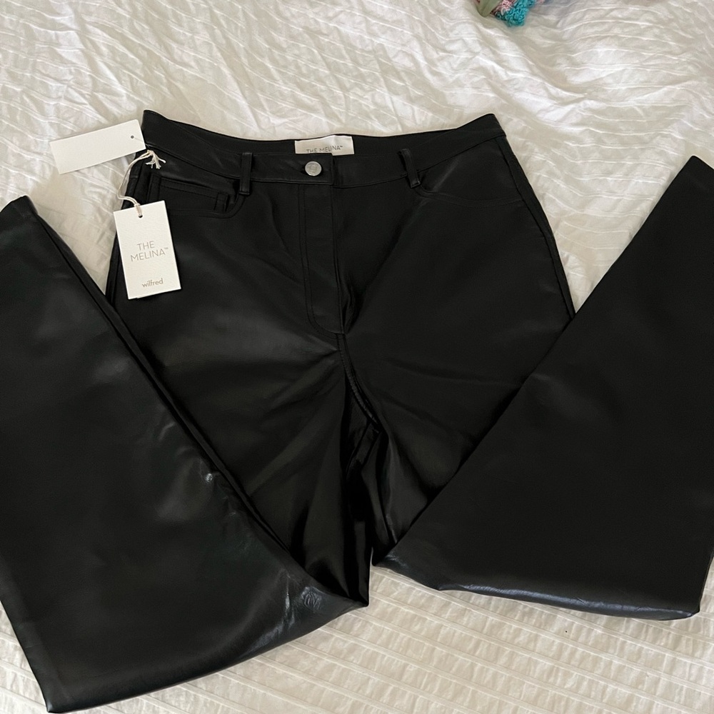 Aritzia Leather Pants
